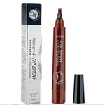 Four-headed Long-lasting Eyebrow Pencil Make Up AZMBeauty Red brown 