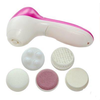 5 in 1 Electric Facial Cleansing Instrument Beauty & Tools AZMBeauty Pink 