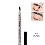 Four-claw Tint Fork Tip Eyebrow Tattoo Pencil Make Up AZMBeauty Black 