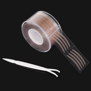 600pcs Makeup Clear Beige Stripe Big Eyes Decoration Cosmetic Tool Beauty & Tools AZMBeauty Brown Fine 