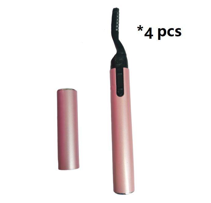 Electric Eyelash Curler Make Up AZMBeauty Pink 4pcs 