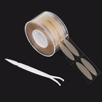 600pcs Makeup Clear Beige Stripe Big Eyes Decoration Cosmetic Tool Beauty & Tools AZMBeauty Brown Crude 