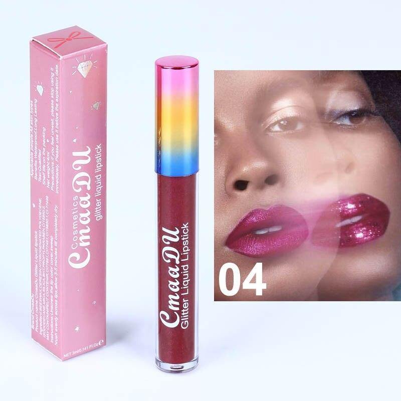 Symphony Shiny Matte Metal Lip Gloss Lipstick Make Up AZMBeauty 04 style 4mL 