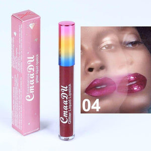 Symphony Shiny Matte Metal Lip Gloss Lipstick Make Up AZMBeauty 