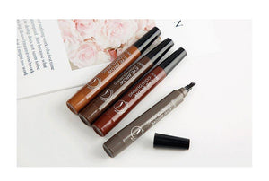 Four-headed Long-lasting Eyebrow Pencil Make Up AZMBeauty Light Brown 