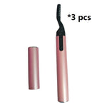 Electric Eyelash Curler Make Up AZMBeauty Pink 3pcs 