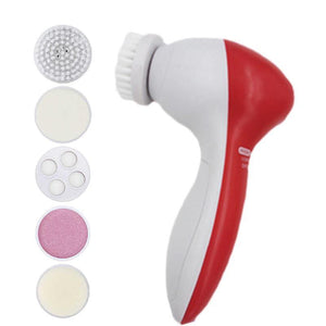 5 in 1 Electric Facial Cleansing Instrument Beauty & Tools AZMBeauty Red 